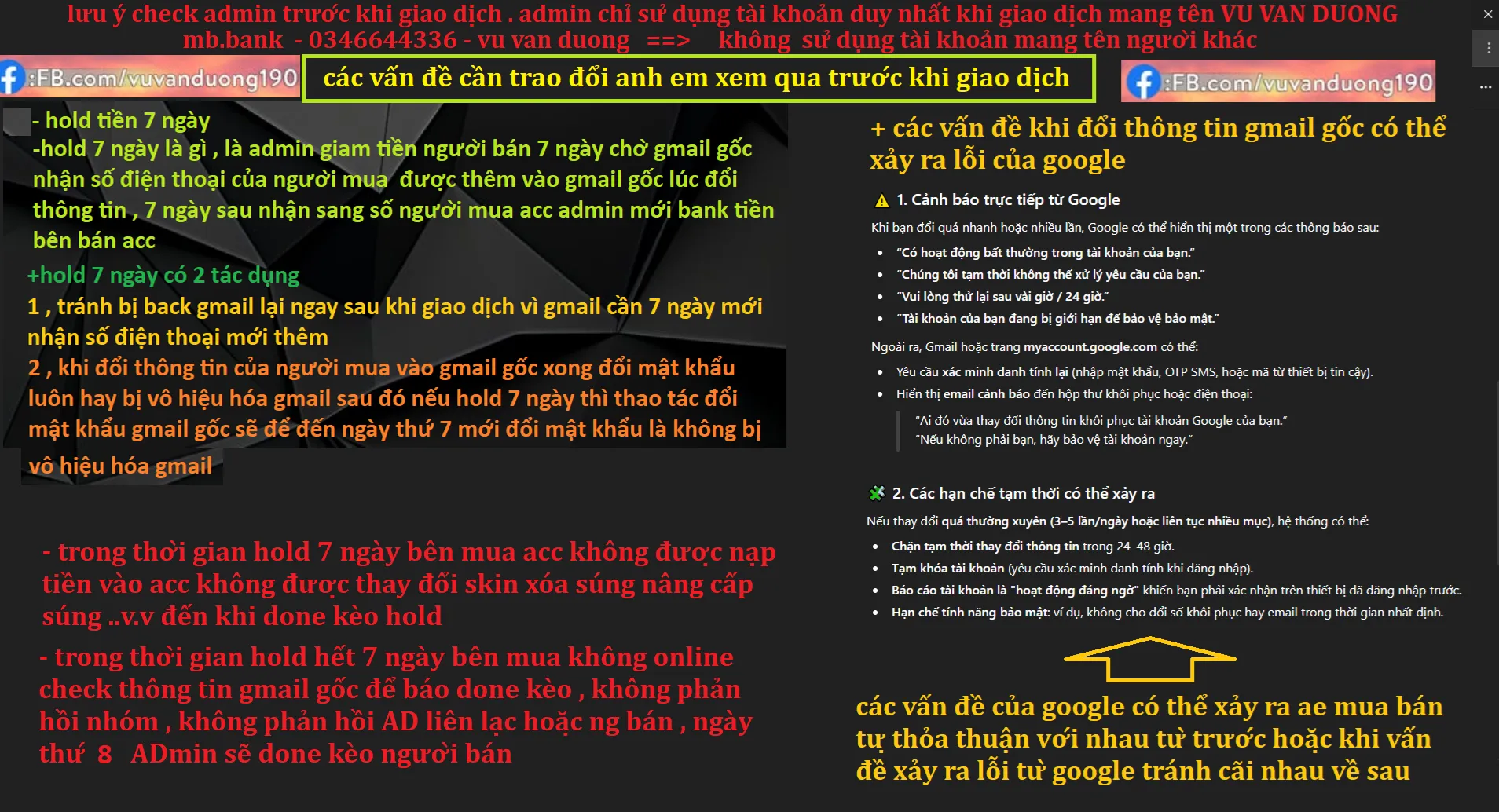 NỘI DUNG KHI GIAO DỊCH TRUNG GIAN