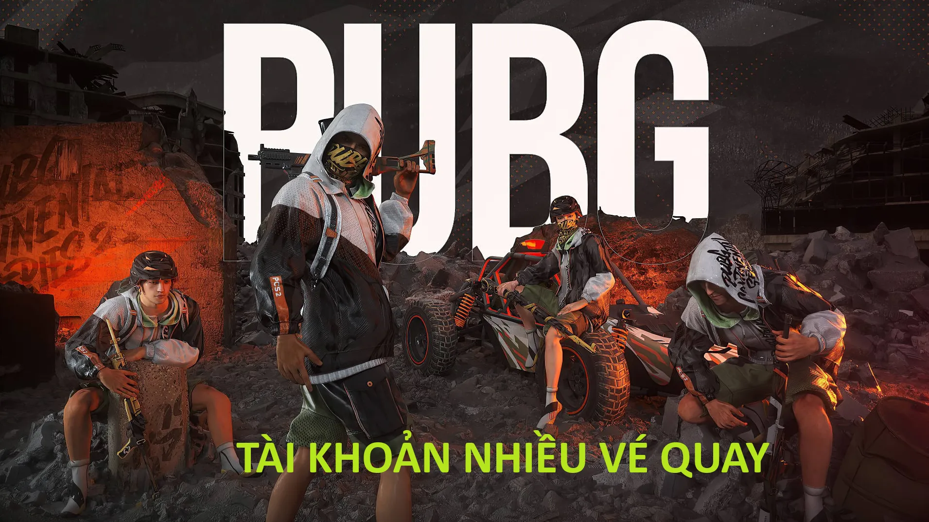 ACC PUBG VÉ CHỢ ĐEN THAY FULL TT
